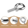 Pack of 4 M8 304 Eye Bolts Made of Stainless