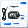 AQUANEAT Aquarium Thermometer, Fish Tank Thermometer, Digital Temperature Test, with