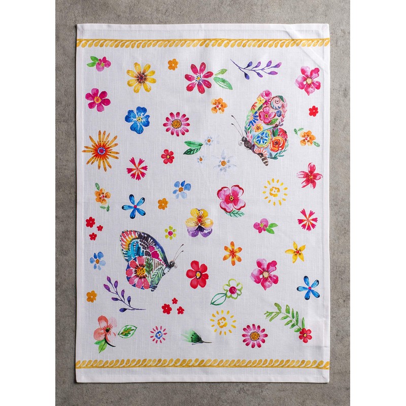 Maison d'Hermine Happy Florals- 2 Sweety 100% Cotton Set of