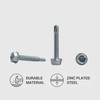 Pack of 100 DIN 7504 K Galvanised Steel 4.2 x