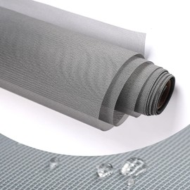 High Density dustproof and Pollen Proof net Screen mesh Used to Replace Screen Windows and Doors (Grey high-Density mesh, 109''X37''(276X95cm))
