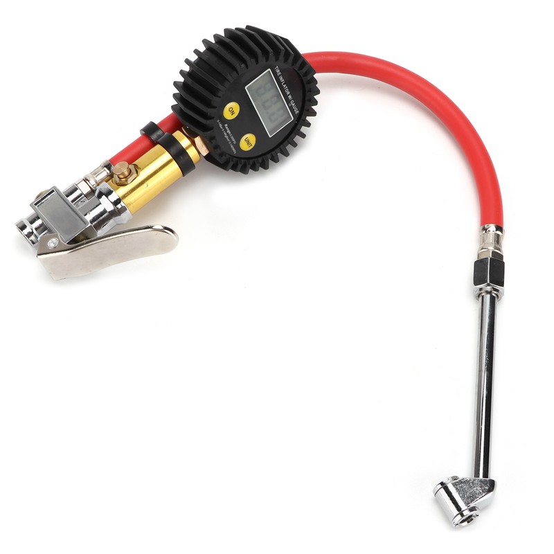 Accurate Tire Pressure Gauge LCD Digital Display 3‑300PSI Air Inflator