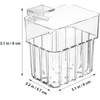 Hanging Aquarium Planter Cup, 1Pc Hanging Aquarium Planter with Hole,