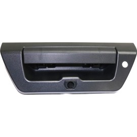 Garage-Pro Exterior Tailgate Handle Compatible with 2015-2017 Ford F-150 Manual Locking, Textured Black, With Camera hole and LED Lamp hole(XL/XLT models)
