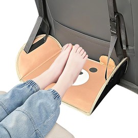 KBIBCK Children's Footrest, Adjustable Footrest Airplane, Ragable Adjustable Aeroplane Leg Rest for Airplanes/Car, Aeroplane Seat Extension Children for Car, High Speed Trains, Planes