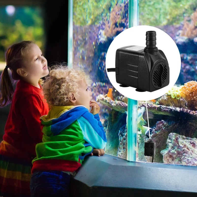 CWKJ Fountain Pump 400GPH Submersible Water Pump Durable 25W Outdoor