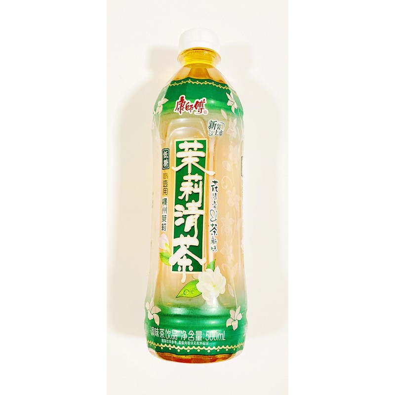 Jasmine Green Tea Beverage, Less Sugar,500mL, Pack of 6