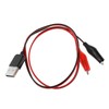DGZZI Crocodile Clamps Test Wire 50cm/19.69inch Double Alligator Clips to