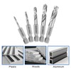COMOWARE Stubby Drill Bit Set for Metal, 5pcs HSS M2