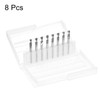 TA-VIGOR 8Pcs 3.175mm PCB Drill Bits, 1/8 Inch Shank Tungsten