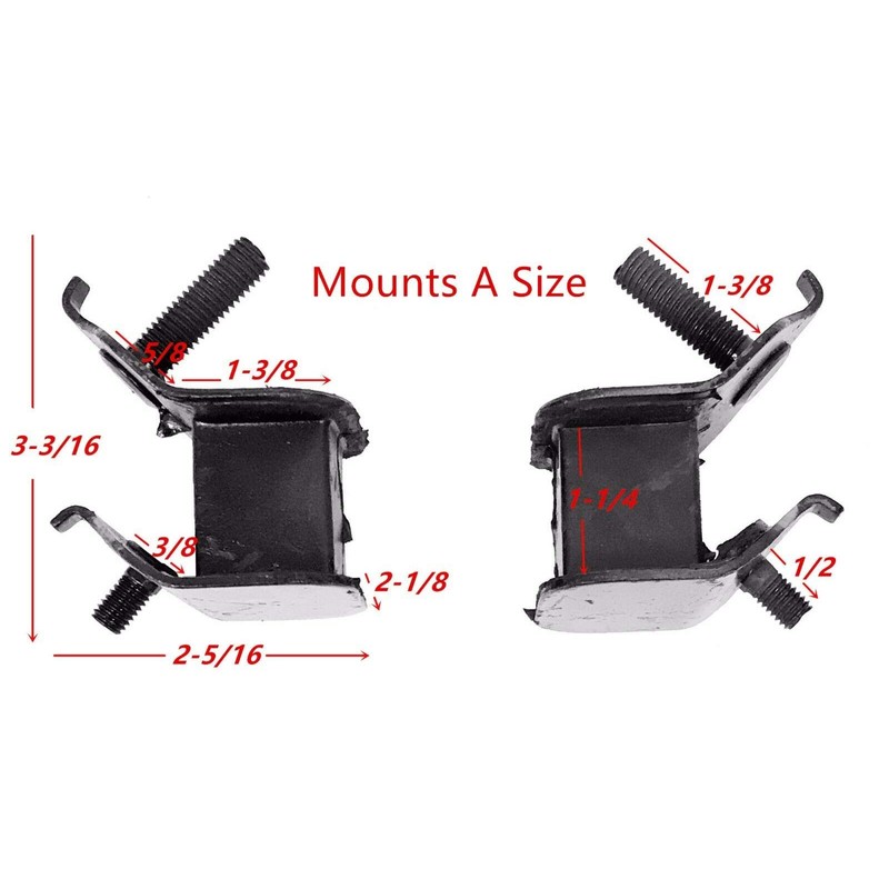 4 Same Large Thick Anti Vibration Rubber Mounts Replaces 11HP
