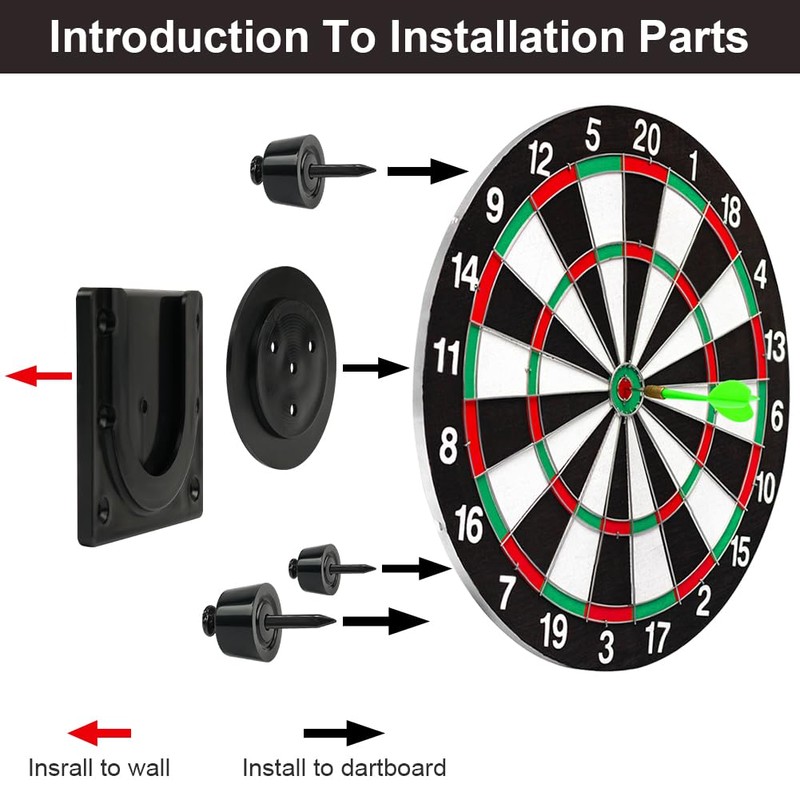 Flintronic Dartboard Bracket Hanging Dartboards, Sturdy Dartboard Mounting Stand Kit