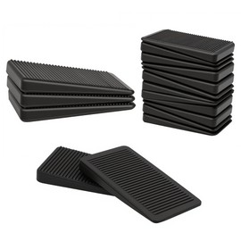 Cuñas para muebles, cuñas flexibles de plástico para nivelar muebles, anti-oscilación para silla, mesa, sofá, cama, inodoro para mejoras del hogar (ne
