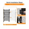 Single Folding Security Gate, 50" H x 75" W Flexible
