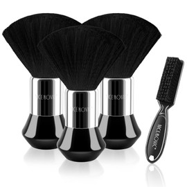 NICEMOVIC NICEMOVIC 4Pcs Barber Neck Duster Brush, Professional Barber Accessories Cleaning Supplies, Duster Nylon Brush Hair Cutting Styling Brush Tool