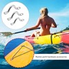 UPEYXDQR M5 Stainless Steel Bimini Top Hardware, 15Pcs Pad Eye