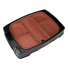 Brentwood Electric Indoor Grill Non-Stick Copper Coating, Multi-Portion, Black