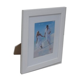 Homeworth Photo Frame F28 Glass Size 8x10" Mat for 5X7" White