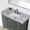 EQLOO 21 Inch Carrara Marble Side Splash for Bathroom Vanity
