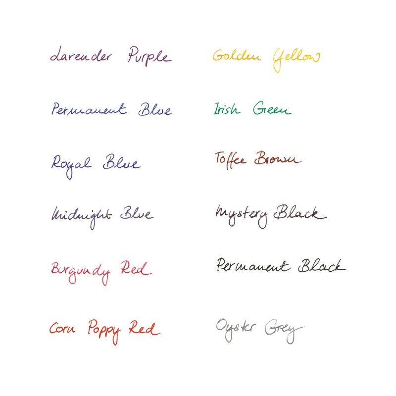 Montblanc Mystery Black Ink Cartridges 8 Pack for Fountain Pens