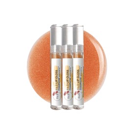 Nicole + Brizee H&B Hydrating Lip Gloss - Moisturizing, Long-Lasting Shimmer & Shine for Soft & Smooth Lips – Compact, Travel-Size, Lightweight Lip Gloss for Women - Champagne (3 Pack, 4g)