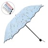 Mounteps Women's Folding Floral Sun Umbrella Portable UV Protection Ladies