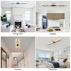 Qcyuui Dimmable LED Ceiling Lights 46.4'' Kitchen Lighting Fixtures Ceiling