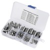 50Pcs Quick Thread Insert with Storage Case, M3-M12 Self-Tapping Thread