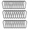 24PCS M6 Carabiner Clip 2.4 Inch Spring Snap Hook, Carbon