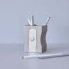 balvi Sharpener Pencil Holder Grey in the Shape of a