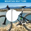Ahvqevn Bicycle Seatpost 27.2Mm Aluminum Alloy Seatpost with Adjustable Clamp