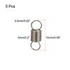 sourcing map Extended Tension Spring Wire Diameter 0.02" , OD