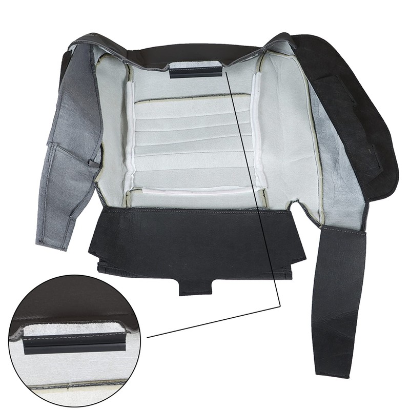 labwork Driver Side Bottom Cloth Seat Cover Gray Replacement for