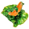 Lotus Leaf Frog Jewelry Box Hand Painted Innovative Metal Jewelry