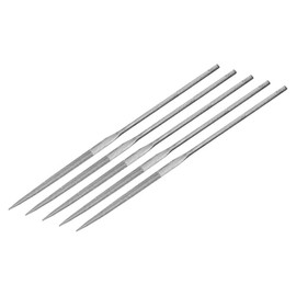 multicomp PRO Needle File Set, 5 Piece, Cross, 160mm Length, 3mm OD, High Carbon Steel