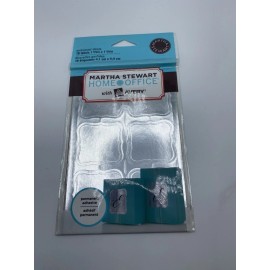 Martha Stewart Silver Martha Stewart Home Office Mailing/Gift Seals 18 seals per pack