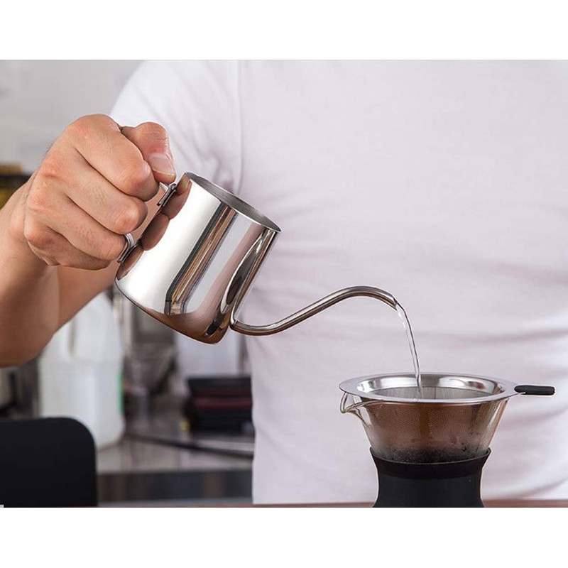 Tongke Pour Over Kettle, Stainless Steel Handheld Long Narrow Spout