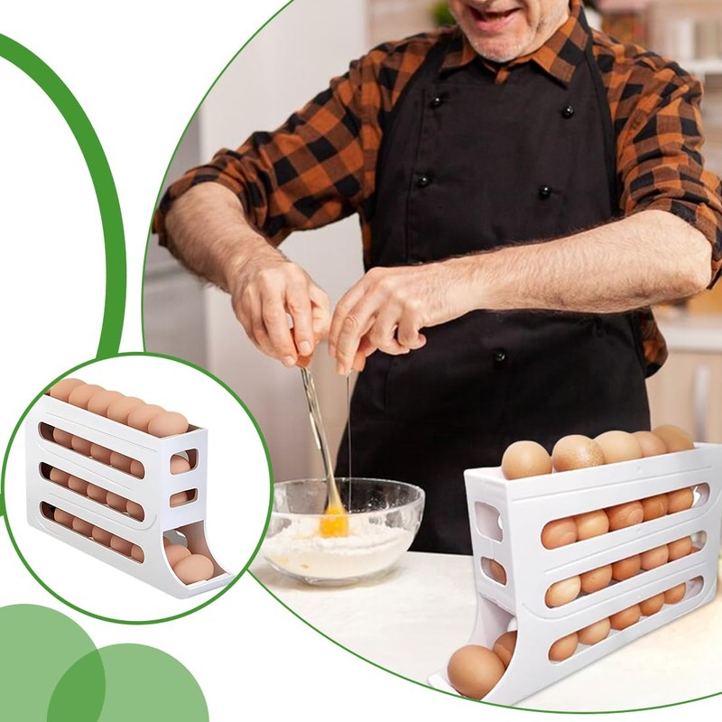 IKOPFLN 1 x Egg Holder for Fridge, Egg Storage Fridge,