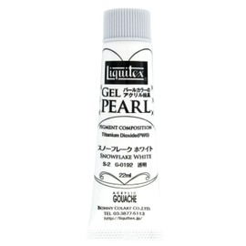 LIKITEX Acrylic Paint, Likitex Gel Pearl, Snowflake White, 0.8 fl oz (192 ml), 0.8 fl oz (22 ml)