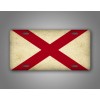 SignsAndTagsOnline Americana Alabama State Flag License Plate Vintage Replica Antique