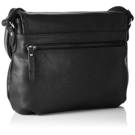 TOM TAILOR Lari Damen Umhängetasche Crossbody Bag Mittelgroß Schwarz