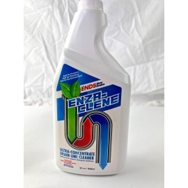 Enza-Clene Drain Cleaner Ultra Concentrate 32oz Bottle. Septic Savior Non Toxic