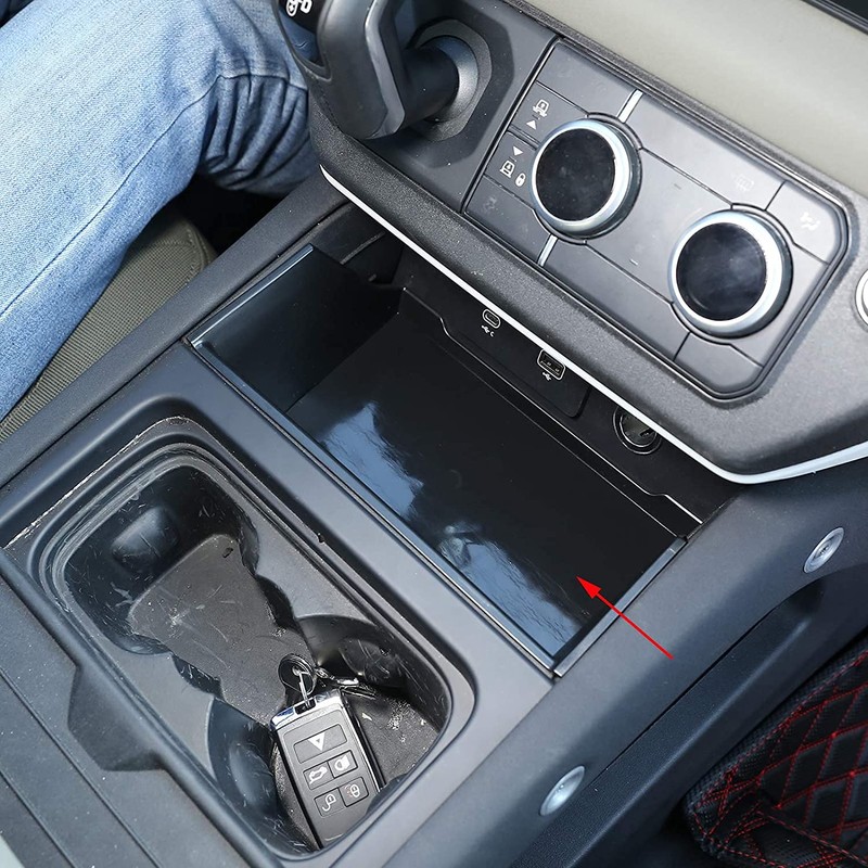 CHEYA ABS Plastic Car Center Console Armrest Storage Box for