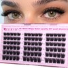 Fluffy Lash Clusters Wispy Fairy Cluster Eyelash Extensions
