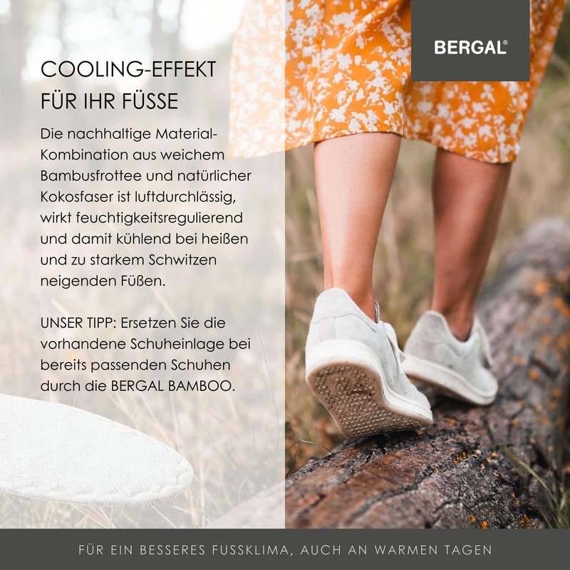 Bergal Shoe Sole BAMBOO 6913