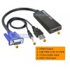 Unbranded VGA To HD 1080P Format Converter With Audio And