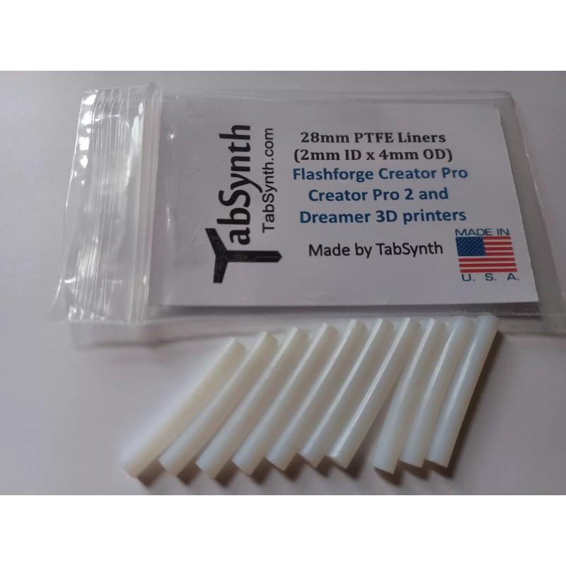 TabSynth Design Works LLC FLASHFORGE Creator Pro, Pro 2, Dreamer