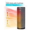 BLACK+DECKER Ceramic Oscillating Tower Heater with Remote Control, Space Heater
