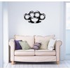 Brass Knuckles- Wall Decal 24 Inches