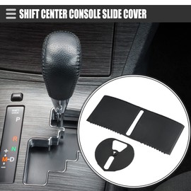 Motoforti Center Console Slider Cover, Shifter Gear Shift Knob Cover, for Lexus IS250 IS350 2005, Plastic, 35975-53020, Black, 1 Set